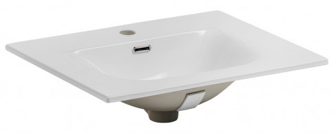 Biała prostokątna umywalka ceramiczna F8-T76