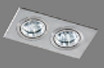 Azzardo Oprawa do wbudowania CARO 2S ALU SN-6812S-ALU