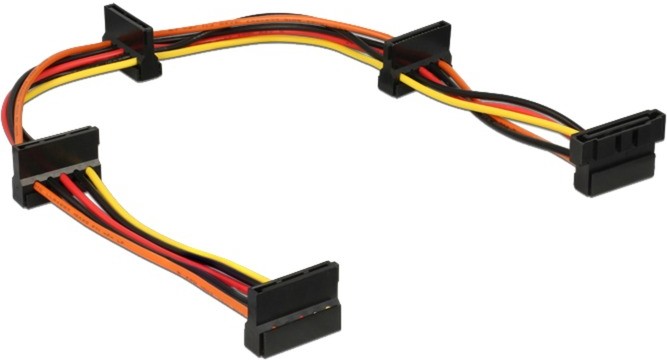 Delock 60141 wewnętrzny kabel zasilający 0,4 m