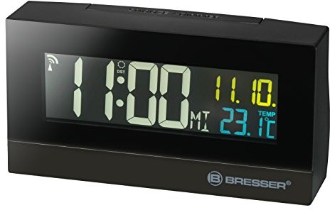 Bresser budzik radiowy mytime Funky Colour ze wskaźnikiem zostaniesz powiadomiony 8010050