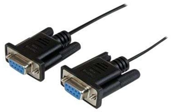 StarTech com com DB9 RS232 Serial Null Modem Cable SCNM9FF1MBK