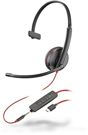 Plantronics 209750  101 Blackwire UC-słuchawki c3215 USB-C 209750-101