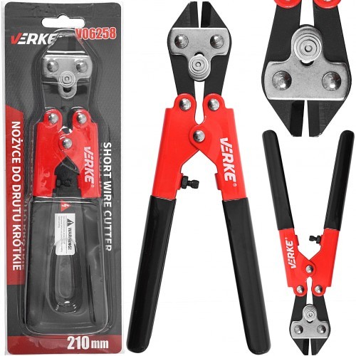 VERKE NOŻYCE SZCZYPCE CĘGI DO CIĘCIA DRUTU PRĘTÓW VERKE V06258