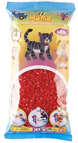 Hama 205 kreatywny zestaw worek midi z 6000 koralikami 0644048