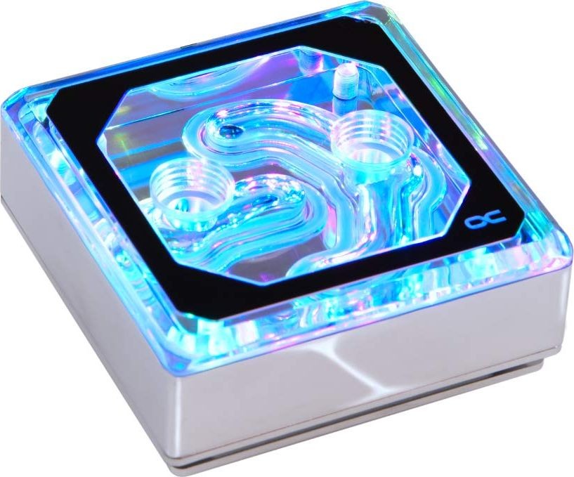 Alphacool Alphacools ice block XPX Aurora Edge Plexi Chrome CPU cooler transparent chrome 12949