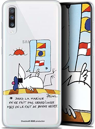 Samsung Caseink Shadoks La Marine etui ochronne do Galaxy A70, 16,7 cm (6,7 cala), ultracienkie. CPRNTSKA70INTHENAVY