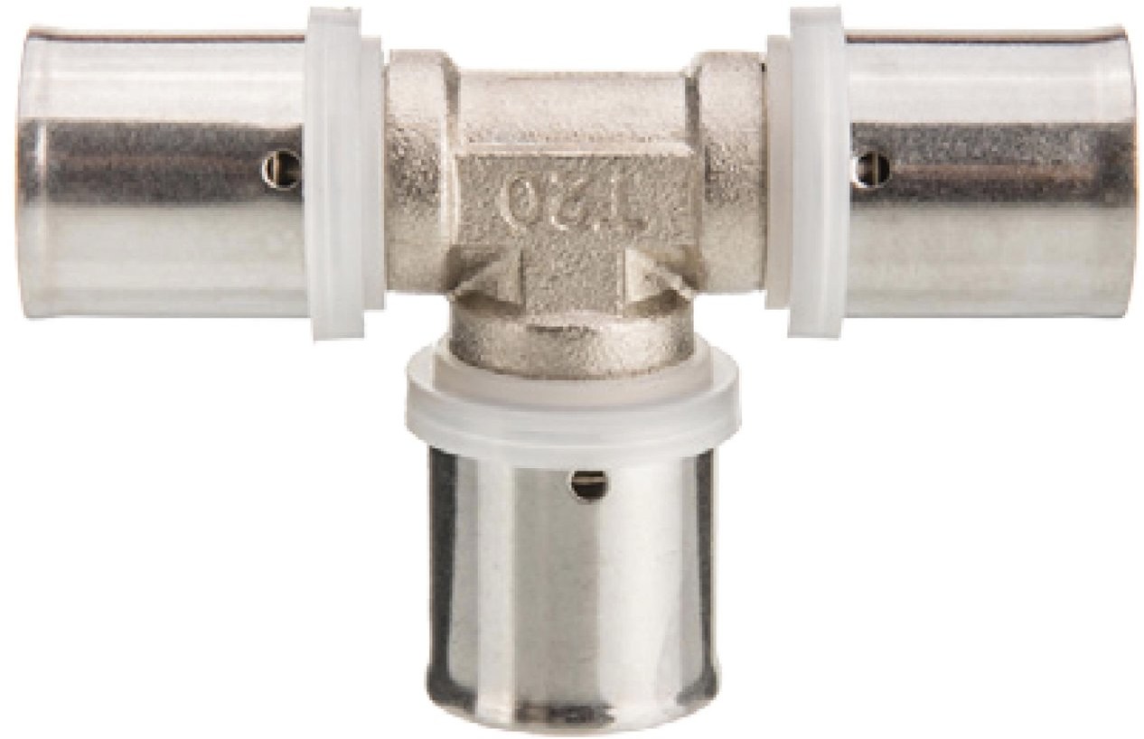 Invena Trójnik równoprzelotowy 20 x 20 x 20 mm
