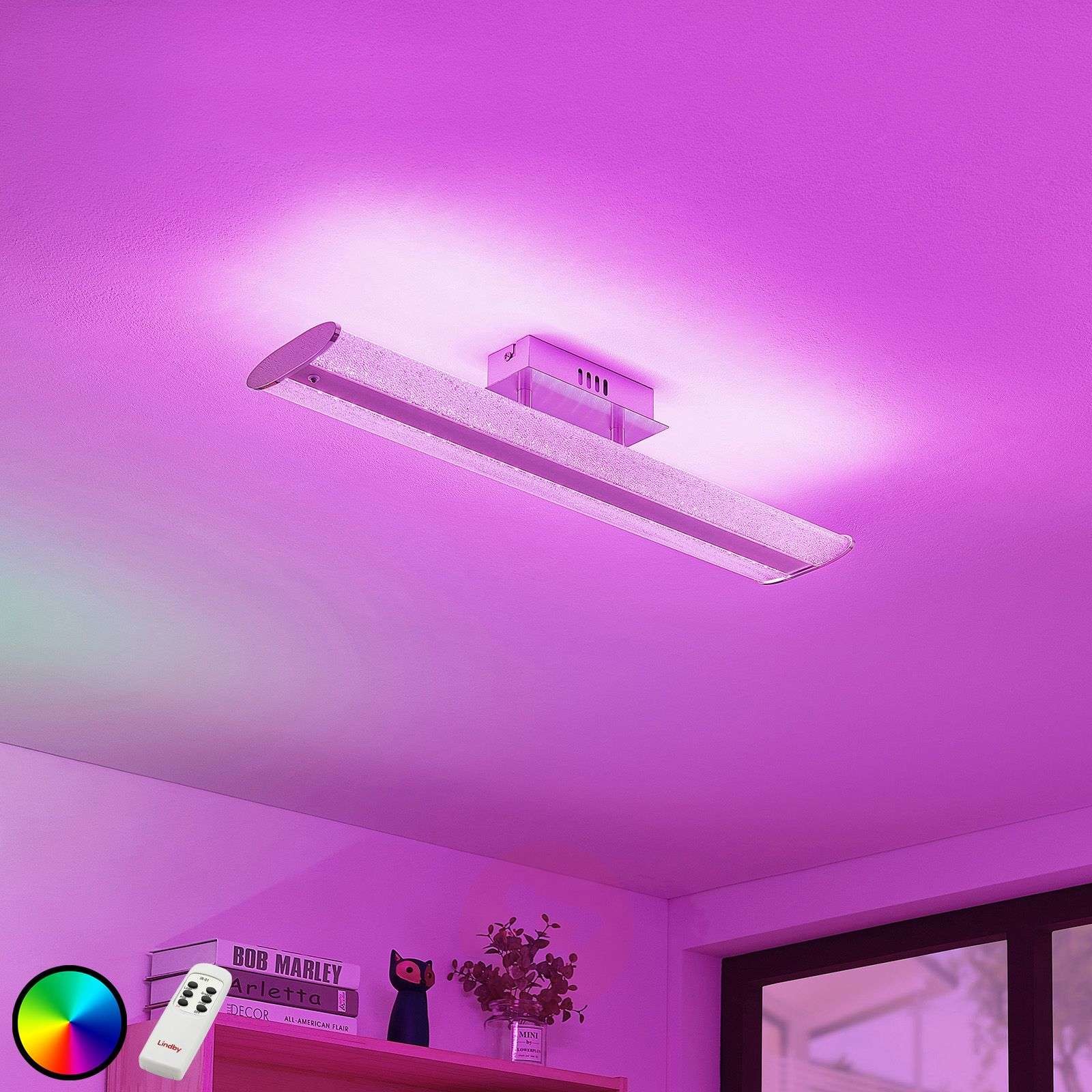 Lindby Lindby Sylke lampa sufitowa LED, 60 cm