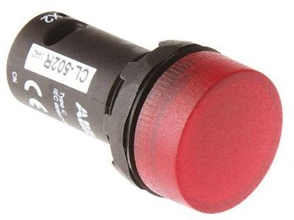 ABB Stotz S & J raportowania lampa LED międzynarodowe CL-502R Czerwony, 24vac/DC Combi-Line Compact sygnalizatorem świetlnym, całe urządzenie 7320500250280 1SFA619402R5021-CL-502R