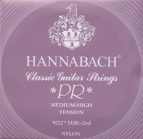 Hannabach Klassik Gita rrensaiten Serie 900 Medium/High Tension Silver 200  H2 9002MEDIUM/HIGH