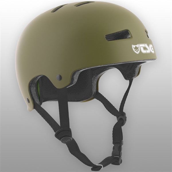 TSG kask Evolution Solid Color Satin Olive 168) rozmiar S/M