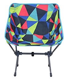 Portal Fusion Electro  wytrzymały krzesło kempingowe do 100 kg, krzesło krzesło składane ogólnego w fotel-wzornictwo, bardzo lekkie i niezwykle kompaktowa Festival PT-CH-EFUSION