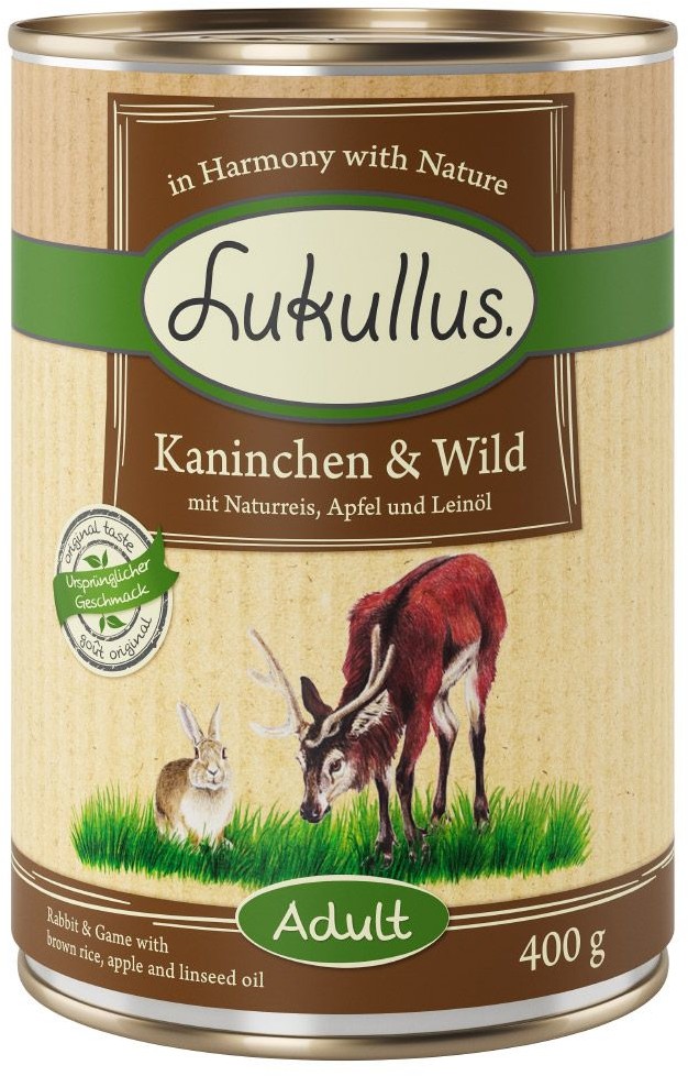 Lukullus Zestaw mieszany Natural, 24 x 400g - Zestaw mieszany I