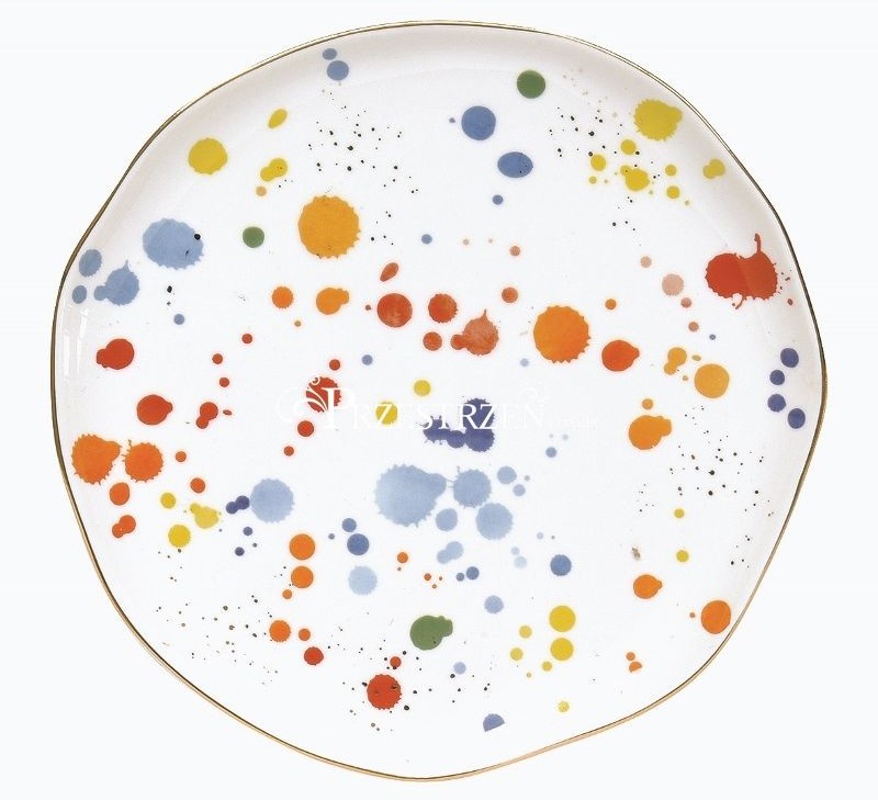 Nuova Cer Easy life r2s PORCELANOWY TALERZ - COLOUR SPLASH (1582 SPL1) 19 cm 1582 SPL1
