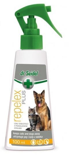 Фото - Інше для котів і кішок Dr.Seidel Dr Seidel Repelex Plus utrzymuje psy i koty z daleka 100ml 