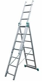ALOSS Drabina 3x14 stopni, 9,09 m