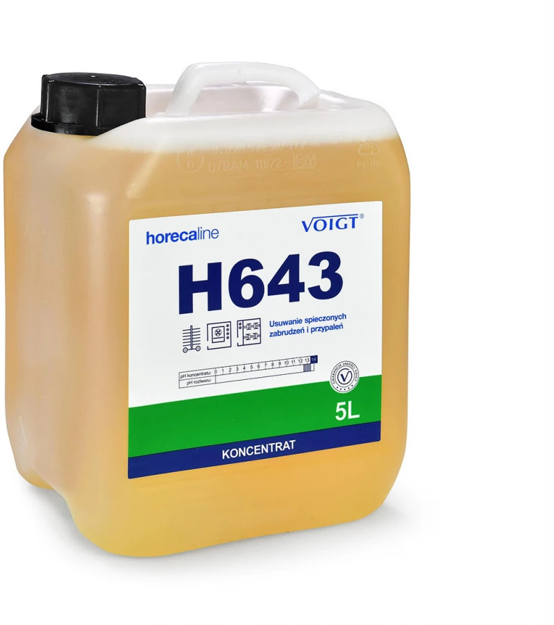 Voigt H643 GASTRO-GRILL 5L 10L Koncentrat do mycia silnie zatłuszczonych i przypalonych powierzchni H643 GASTRO-GRILL