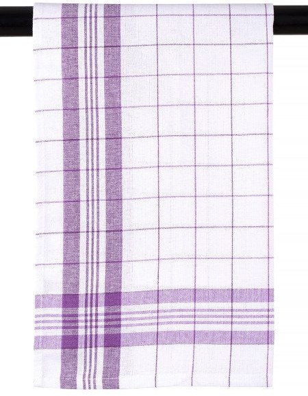 Euromat Bawełniane Ścierki Kuchenne Diana Biało-Lawendowe 45x65 cm 12140@6942/LAVENDA