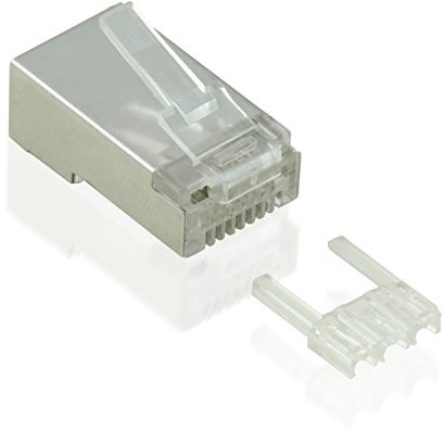 Value 21993065 Modular Plug ekranowany, Kat.6/6 a, 100 szt. Przezroczysty 21993065