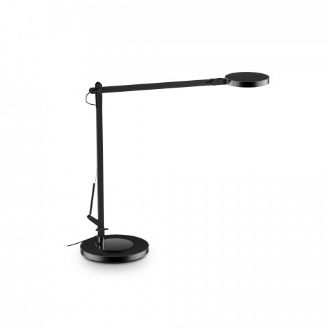 Ideal Lux Lampa stołowa Futura TL1 204888 nowoczesna oprawa stołowa w kolorze czarnym 204888