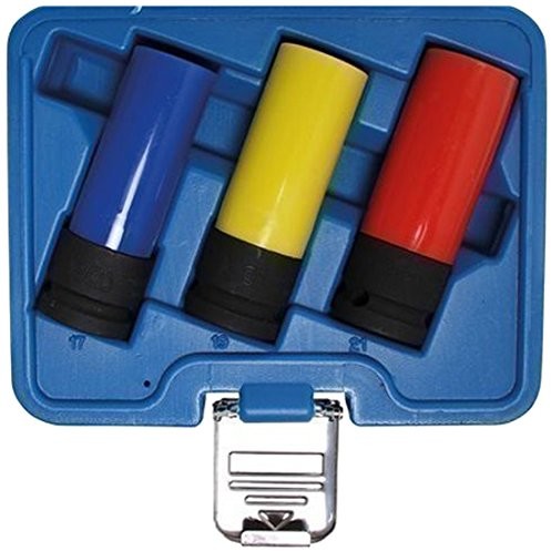BGS 7300 wkładki do kluczy nasadowych 12,5 mm (1/2), 17, 19, 21 mm 7300
