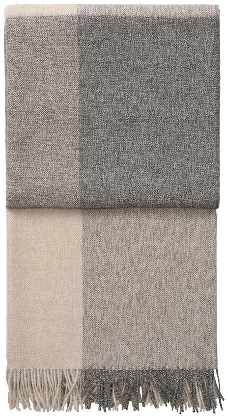 Elvang Elvang Pled wełniany Blocks Camel grey 5701311961770