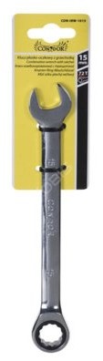 Condor Klucz płasko-oczkowy z grzechotką 72T 15mm 1szt