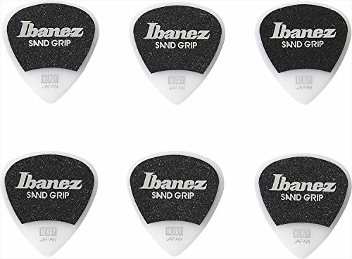 Ibanez Flat Pick Sand Grip - biały 6 sztuk (PPA16HSG-WH) PPA16HSG-WH