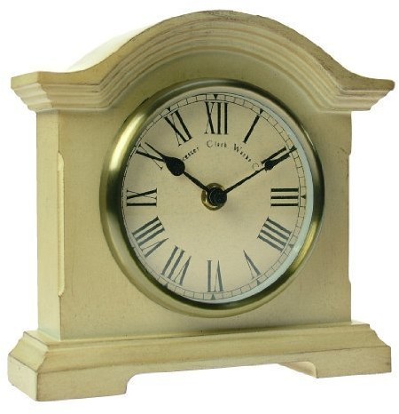 Towcester Clock Works Co. acctim 33282 falkenburg Zegar kominkowy, kolory kremowe 33282