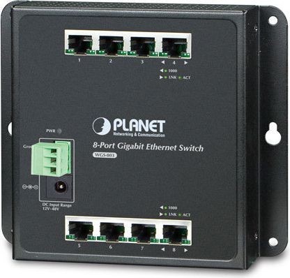 Planet WGS-803 8xGIGA; Przremyslowy -10 do 60C WGS-803