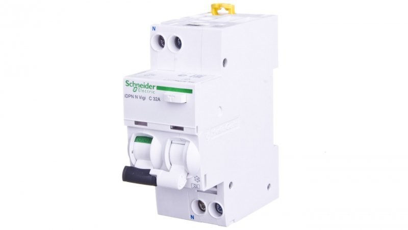 Schneider Electric Wyłącznik różnicowo-nadprądowy 2P 32A C 0,03A typ A iDPN N VIGI A9D32632 A9D32632
