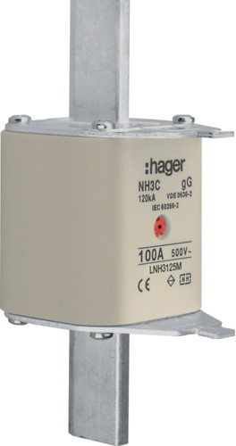 ETI Wkładka-mocy-NH3C-gG-+-wskcentralny-125A-500V LNH3125M