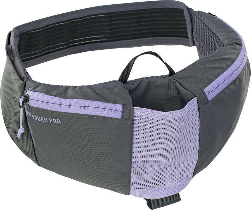 EVOC Hip Pouch Pro 1l with Bottle 550ml, szary/fioletowy 2022 Saszetki i torebki na pas 102510901
