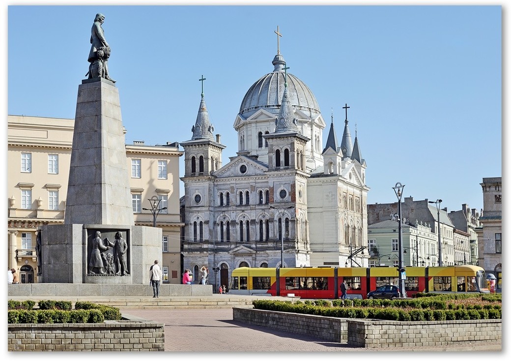 Foto obraz akryl Plac Wolności Łódź