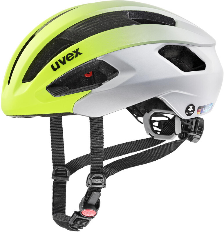 UVEX Rise CC Tocsen Helmet, żółty/srebrny 56-60cm 2022 Kaski rowerowe S4100910117