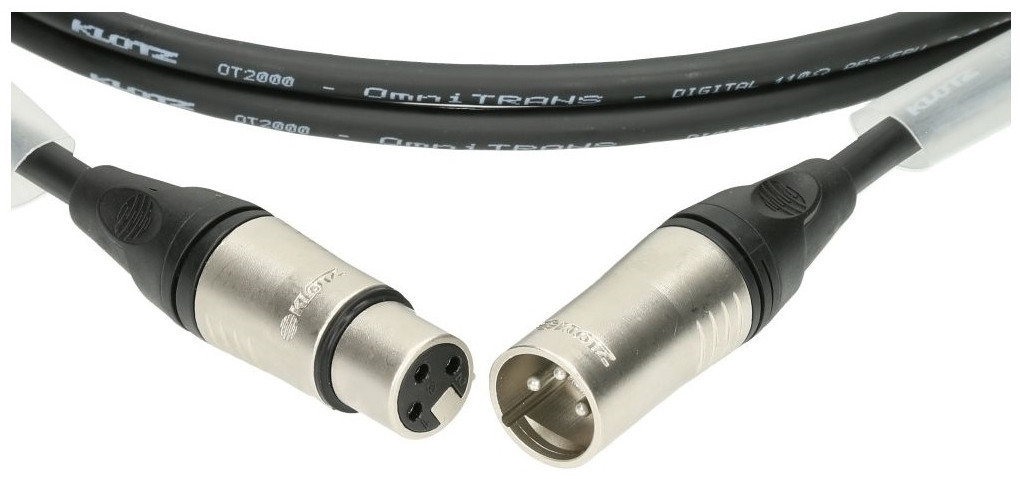 Klotz AES3HK0200 kabel AES/EBU i mikrofonowy XLR 2m