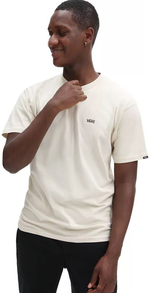 Vans t-shirt LEFT CHEST LOGO TEE Oatmeal/Black