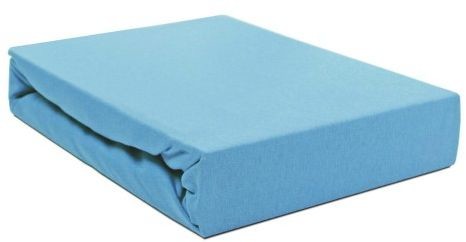 Darymex Prześcieradło Jersey z gumką niebieskie 70x140 dx-70-pjr-005