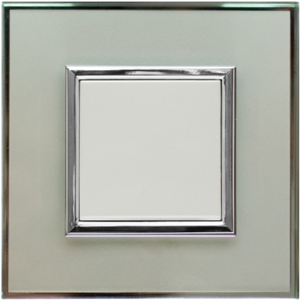 KOS Ramka pojedyncza szklana Elektro System Dante Creative Glass