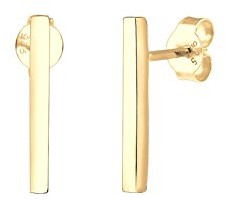 Elli Damskie kolczyki wtykane Geo srebro próby 925, srebro pozłacane, złoto 0311221816