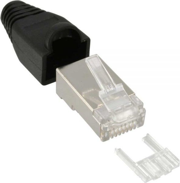 InLine Wtyczka RJ45 8P8C czarny 100 szt 74590S 74590S