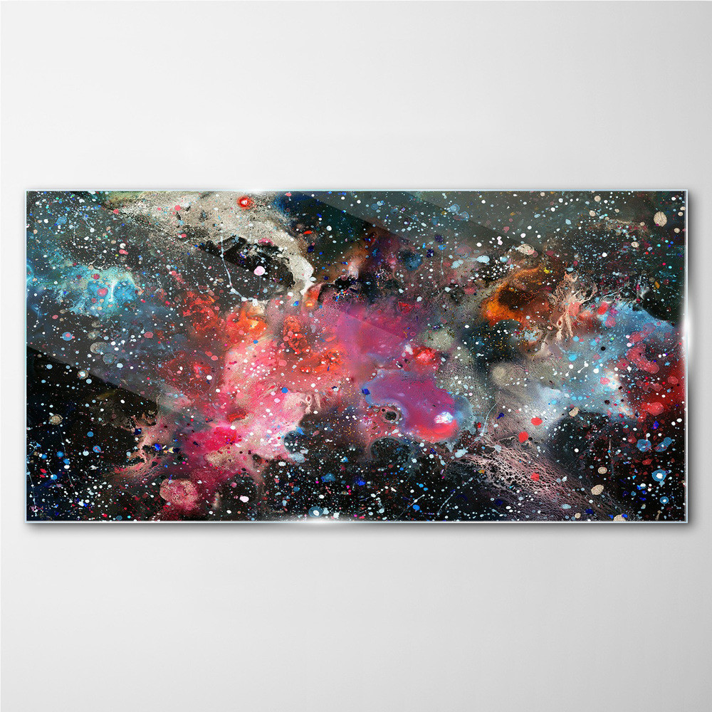 PL Coloray Obraz na Szkle abstrakcja kosmos gwiazdy 100x50cm