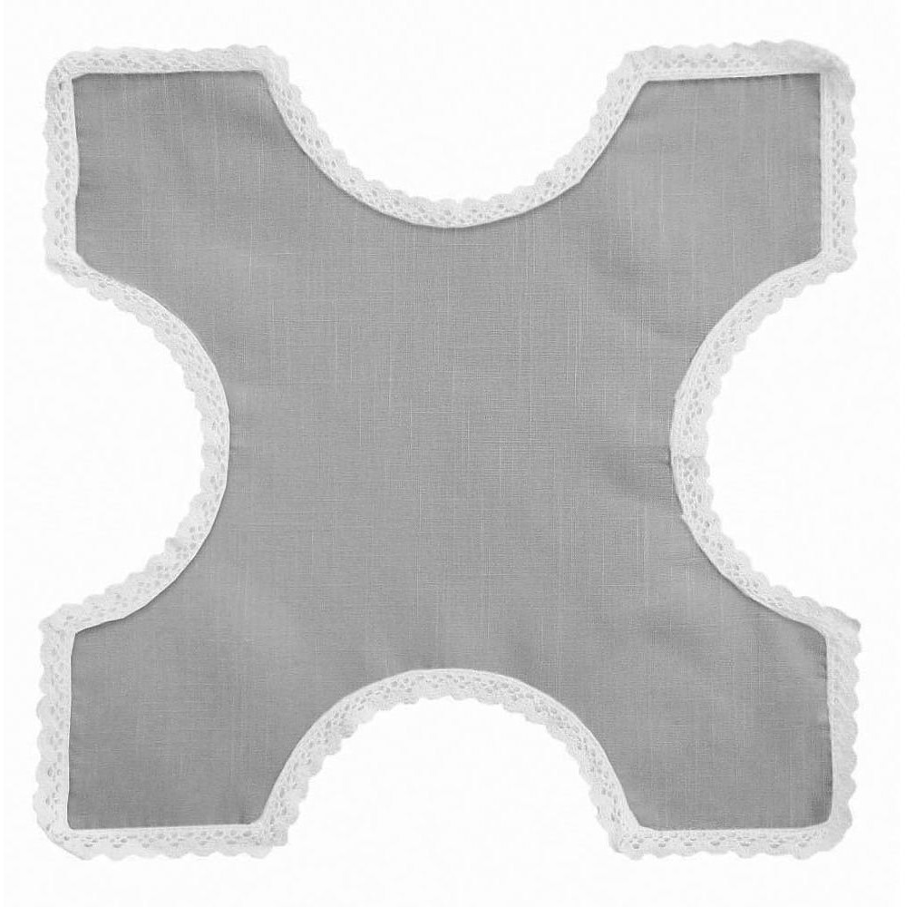 Jedeka Katerina 42 X 42 Cm Szara Serwetka Wielkanocna Na Pieczywo Wh
