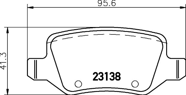 Mintex KLOCKI HAMULCOWE MDB3244 MERCEDES A150 95KM 04- A160 95KM 09- A170 116KM 04 MDB3244