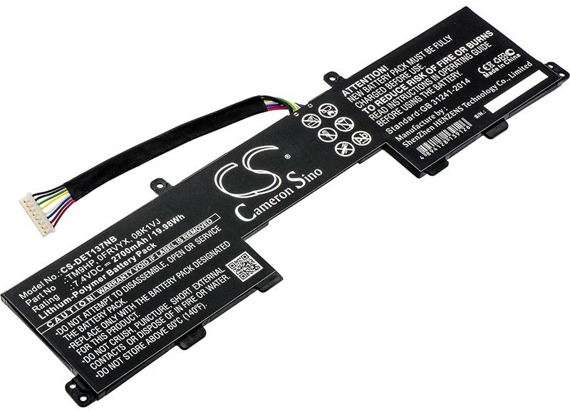 Cameron Sino Dell Latitude 13 7350 08K1VJ 2700mAh 19.98Wh Li-Polymer 7.4V