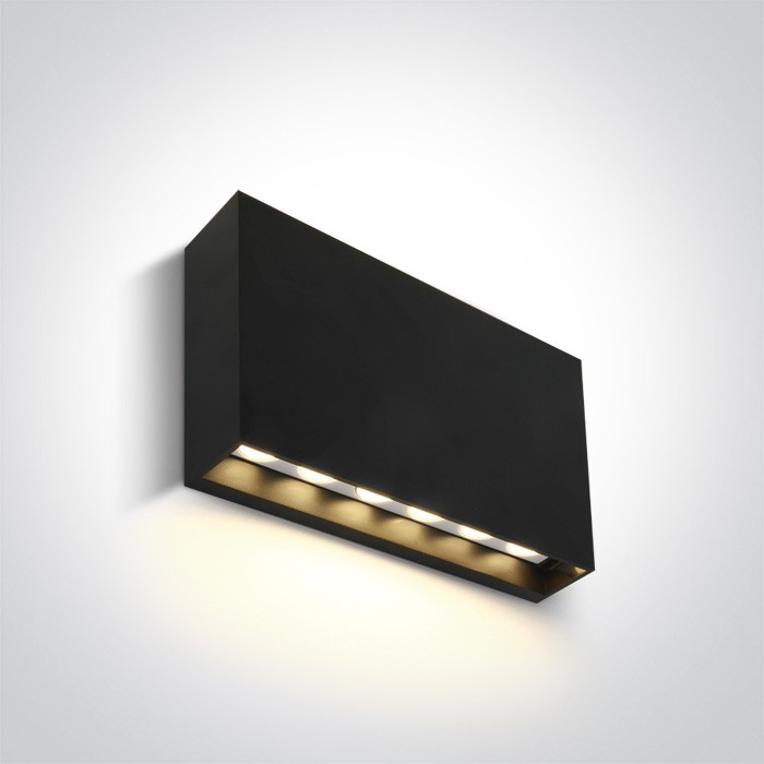 OneLight Kinkiet elewacyjny 1 punktowy LED Latzio antracyt IP65 67472A/AN/W - OneLight 67472A/AN/W