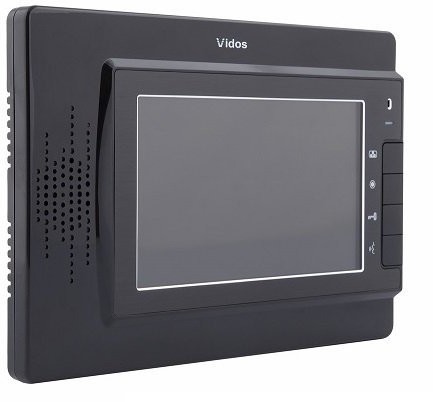 Euratech Wideo Monitor 7 Cali LCD M320B Vidos Black