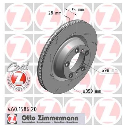 Zimmermann Tarcza hamulcowa 460.1586.20