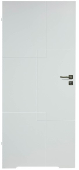 Drzwi z podcięciem Exmoor Piazze 80 lewe białe 5903917781954