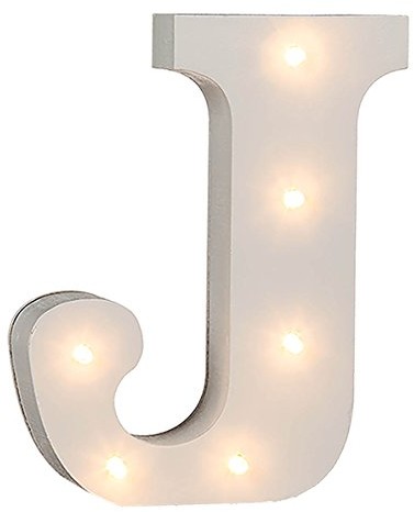 Out of the Blue Oświetlone drewniane litery, cyfry i znaki od A do Z i 0  1 z oświetleniem LED 57/6083